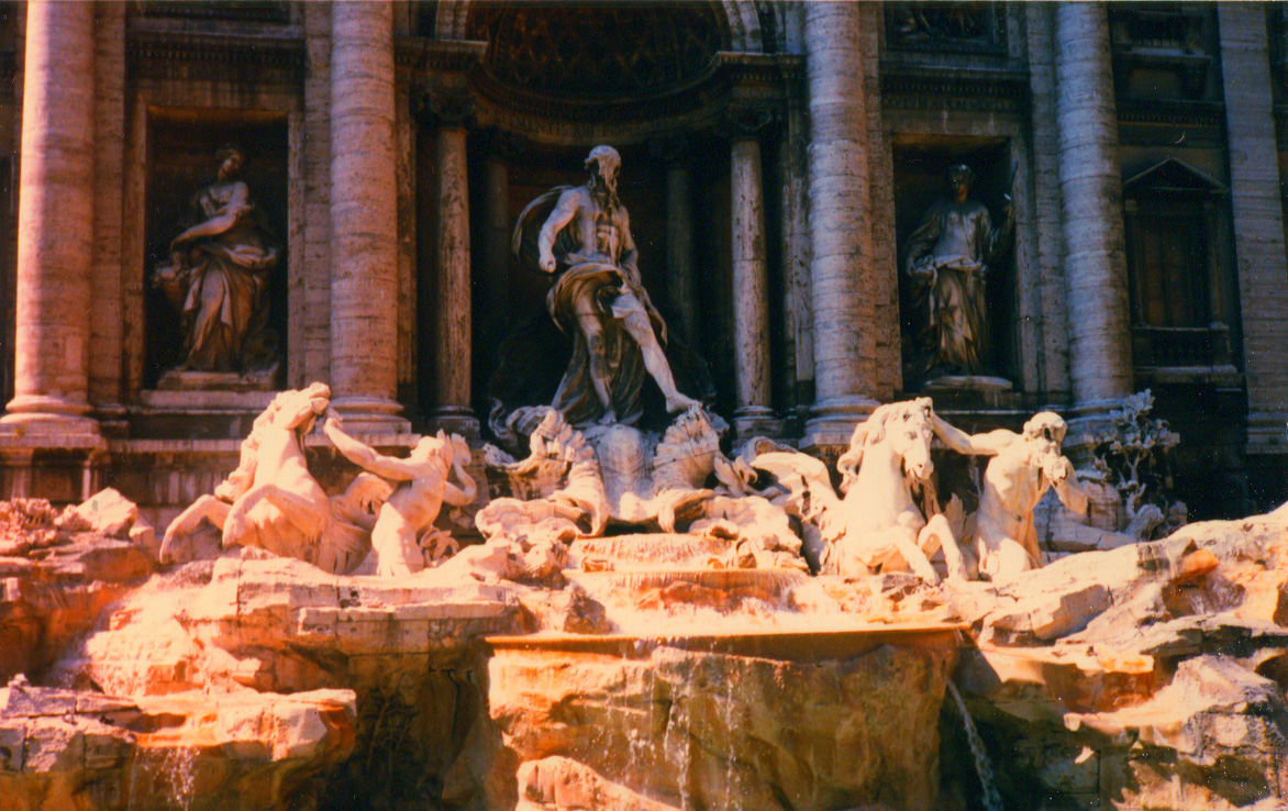 The Fountain of Trevi, Rome, Italy.